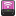 Pink Airport W Icon 16x16 png